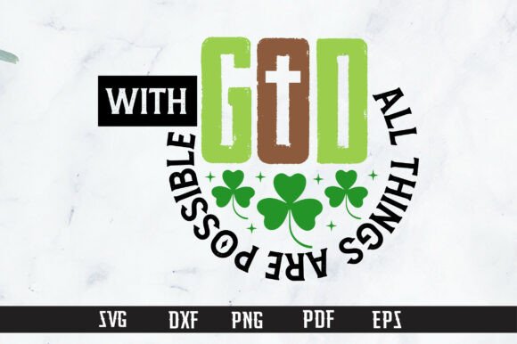 Christian Cross Png, St. Patrick's SVG for Graphics and T-Shirts