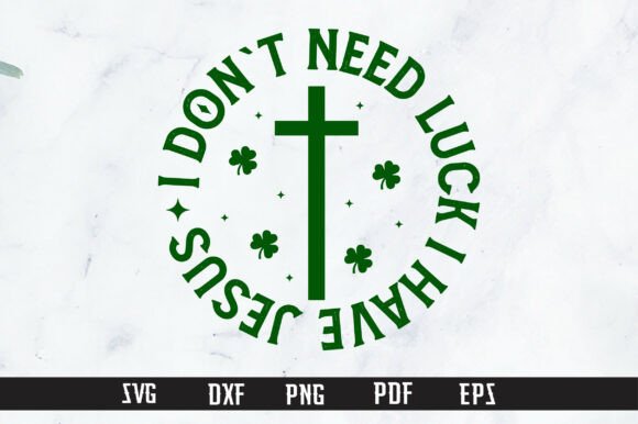 Christian St. Patrick's Day PNG: Perfect for T-Shirt Designs and Graphics