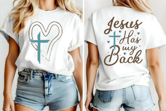 Jesus Has My Back SVG PNG: A Versatile T-Shirt Design