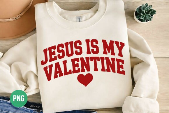 Jesus is My Valentine Png: Perfect for T-Shirt Designs and Graphics