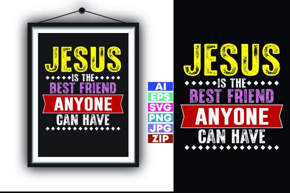 Jesus is the Best Friend: A T-Shirt Design for Publishers