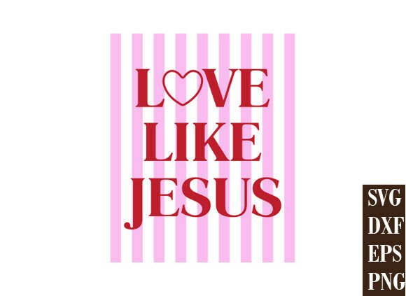 Love Like Jesus: A Versatile Embroidery Design