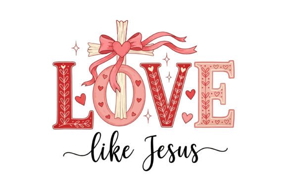 Love Like Jesus Heart Design: A Versatile Embroidery Choice