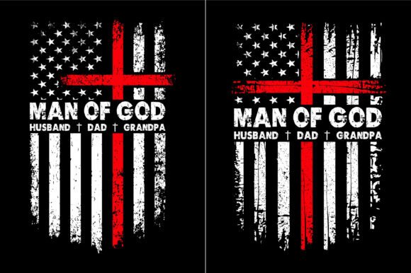 Man of God T-Shirt Designs for Faithful Dads