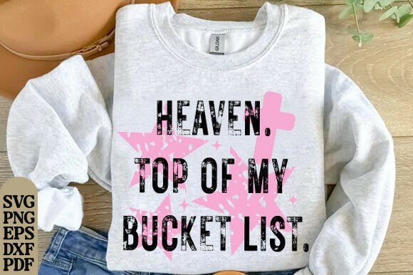 Retro Heaven Top of My List PNG, Distressed