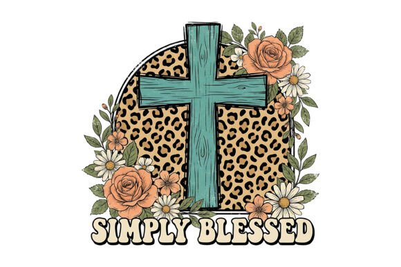 Simply Blessed Cross SVG: A Versatile Graphics Asset for T-Shirt Designs