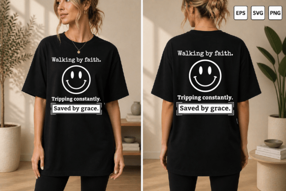 Walking by Faith: A Humorous and Heartfelt Design